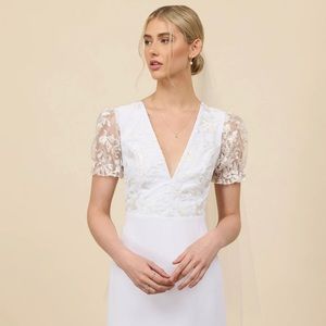 Park & Fifth Bridal Payson Mini Dress - Size Large